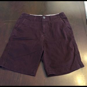 American eagle maroon shorts